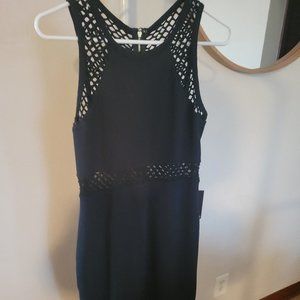 Express NWT Black Mesh Dress Size 4